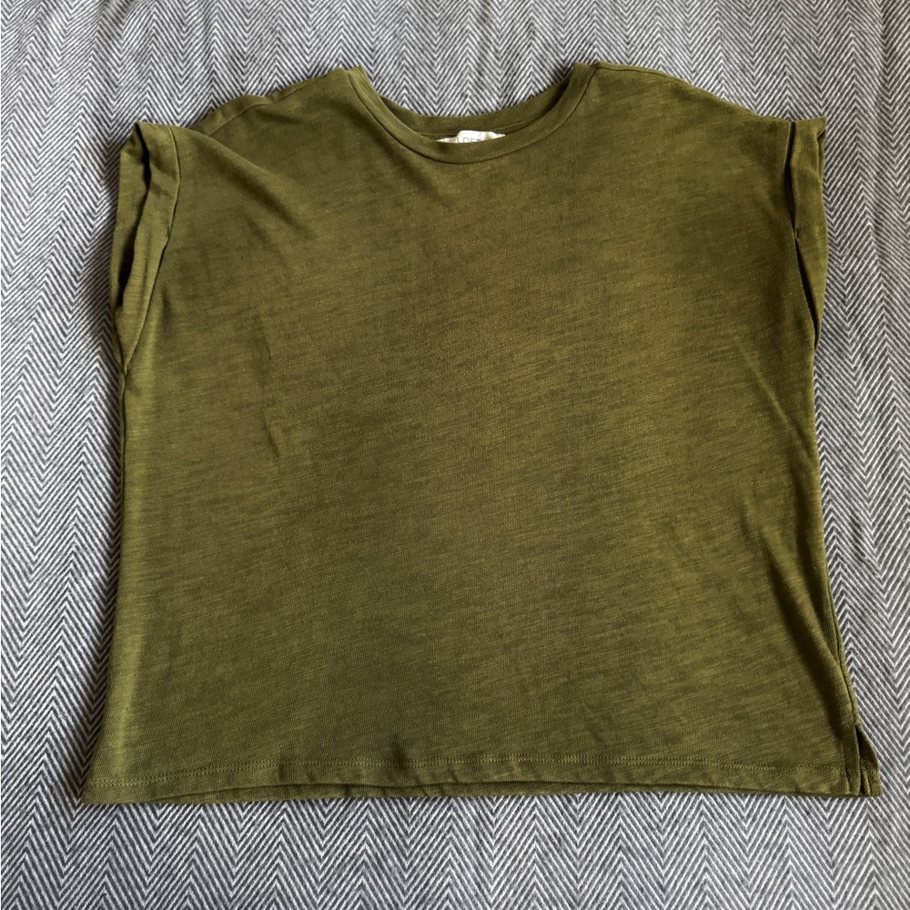 Lott Dolman Crew Tee - Army Green